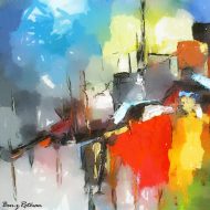 tel aviv in abstract