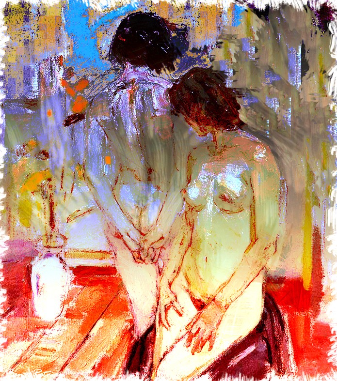 Two Nude Woman
