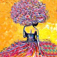 ציור שמן למכירה,לבית,לסלון, בהתאמה אישית ,גם פרחים וגם אישה