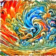 מערבולת ,ציור שמן,מופשט,אבסטרקט,למשרד,לבית,לסלון,