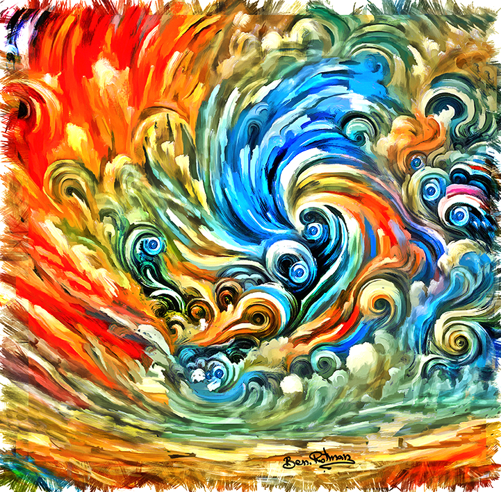 מערבולת ,ציור שמן,מופשט,אבסטרקט,למשרד,לבית,לסלון,