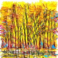 נוף,יער מואר,טבע,לבית, לסלון, למשרד, בכל גודל בצבעי שמן על קנבס